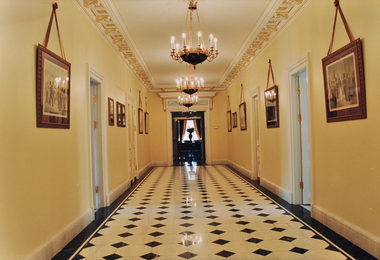 Corridor in Grand Kremlin Palace. Moscow