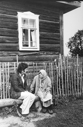 Ilya Glazunov in the Village Greblo. Novgorod Region